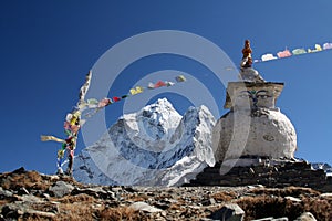 Buddhist Stupa in Himalaya