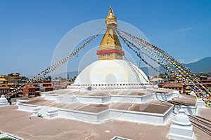 The Buddhist stupa in kathmandu, Nepal