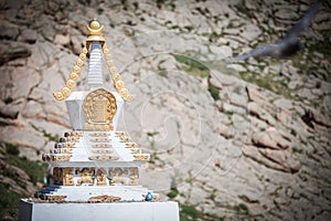 Buddhist stupa in Mongolia