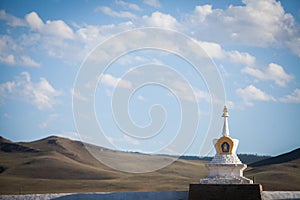 Buddhist stupa in Mongolia