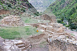 The Buddhist Stupa and monstery archaeology site in Pakistan