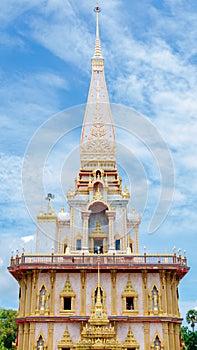 Buddhist stupa in Wat Chalong temple