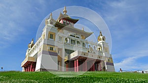 Buddhist Temple Against Blue Sky