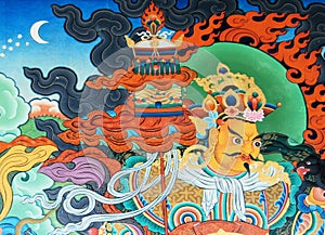 Buddhist temple art