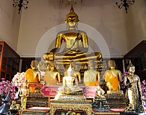 Buddhist temple in Bangkok, Thailand