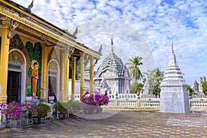 Buddhist temple in Battambang, Cambodia