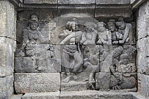 Buddhist temple of Borobudur, Stone reliefs, Java