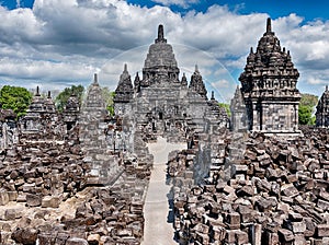 Buddhist Temple At Candi Sewu