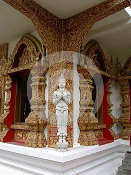 Buddhist temple, Chaing Mai, Thailand.