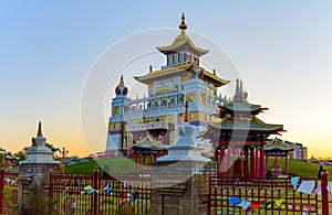 Buddhist temple Golden Abode of Buddha Shakyamuni in Elista, Republic of Kalmykia, Russia