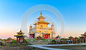 Buddhist temple Golden Abode of Buddha Shakyamuni in Elista, Republic of Kalmykia, Russia