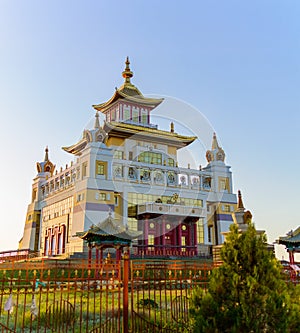 Buddhist temple Golden Abode of Buddha Shakyamuni in Elista, Republic of Kalmykia, Russia