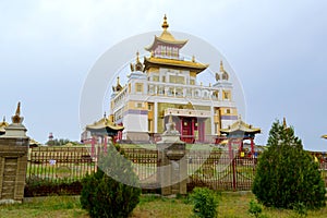 Buddhist temple Golden Abode of Buddha Shakyamuni in Elista, Republic of Kalmykia, Russia