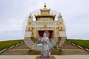 Buddhist temple Golden Abode of Buddha Shakyamuni in Elista, Republic of Kalmykia, Russia