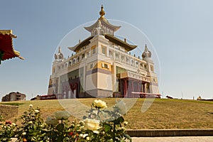Buddhist temple Golden Abode of Buddha Shakyamuni in Elista, Republic of Kalmykia, Russia
