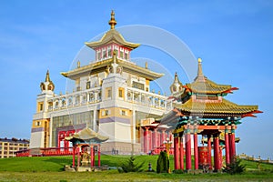 Buddhist temple of the Golden Abode in Elista