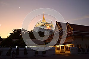 Buddhist temple Golden Mount Wat Saket