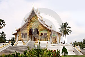 Buddhist Temple at Haw Kham (Royal Palace) complex in Luang Prabang (Laos)