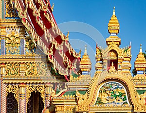 Buddhist temple in Huai Yai, Chonburi, Thailand