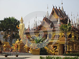 Buddhist temple in Jinghong, Xishuangbanna