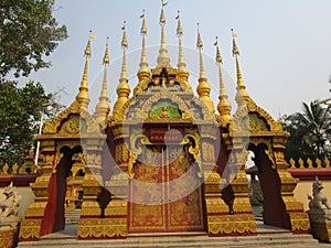 Buddhist temple in Jinghong, Xishuangbanna