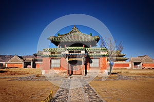 Buddhist temple at Kharkhorin, Mongolia