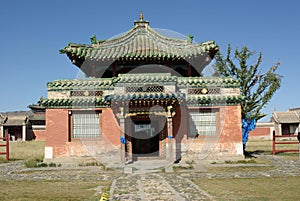 Buddhist temple in Mongolia