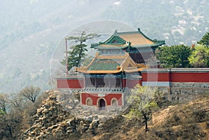 Buddhist temple at Mountain resort near Chengde photo