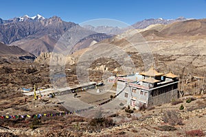 Buddhist temple of Muktinath lower Mustang, Nepal