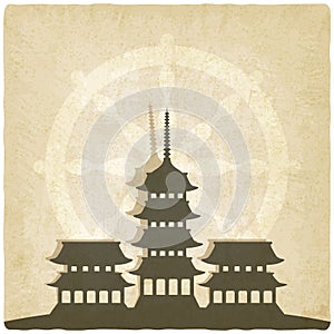 Buddhist temple old background