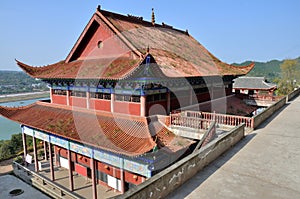 Buddhist Temple in Old Town of Zhouzi