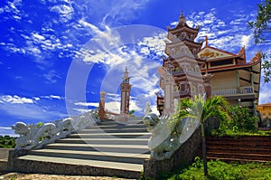 Buddhist Temple in Phan Thiet.