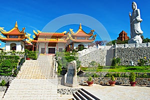 Buddhist temple in Phan Thiet, Southern Vietnam photo