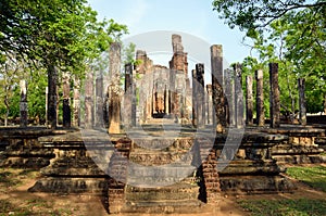 Buddhist temple ruins