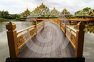 Buddhist temple in Samut Prakan province