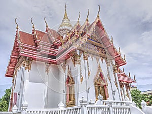 Buddhist Temple in Samutprakarn Thailand