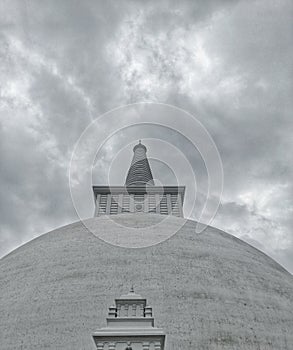 Buddhist Temple in Sri Lanka,Anuradhapura And Buddhist Cultivation in an Ancient Architecture. photo