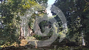 Preah Palilay temple. Angkor Thom city. Cambodia. Siem Reap province. photo