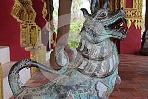 buddhist temple (wat ho phra keo) in vientiane (laos)