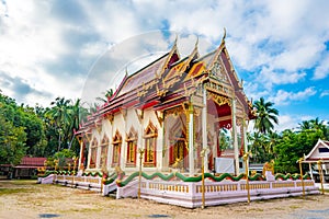 Buddhist temple Wat Kiri Wongkaram Thailand on Koh Samui