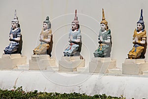 buddhist temple (wat muen ngon kong) in chiang mai - thailand photo