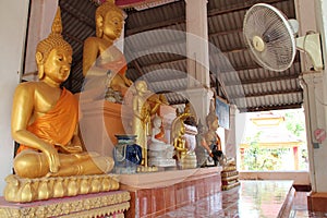 buddhist temple (wat phouang keo) at khong island (laos)