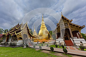 Buddhist temple Wat Phra Singh, Chiang Mai, Thailand