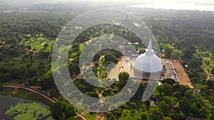 Buddhist temples in Anuradhapura. Sri Lanka.