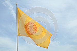 Buddhist yellow flag