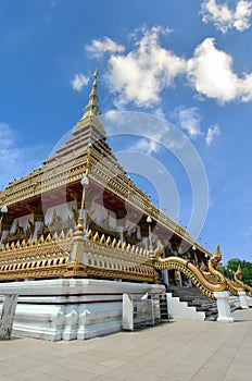 Buddist nine floor temple Wat Nhong Waeng Khonkaen Thailand photo