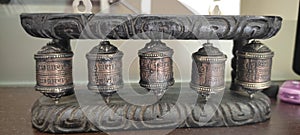 Buddist Prayer wheels