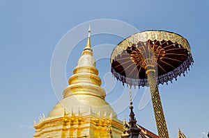 Buddist temple in Lampoon, Thailand