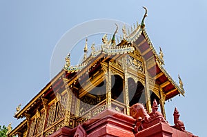 Buddist temple in Lampoon, Thailand