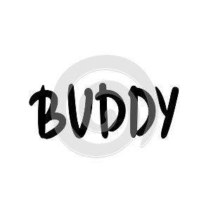 Buddy lettering
